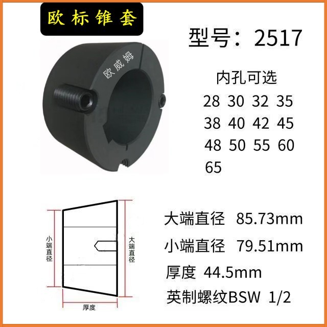 欧标锥套2517型